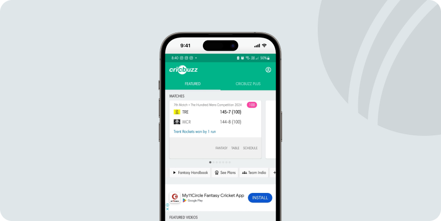 Cricbuzz Mobile App